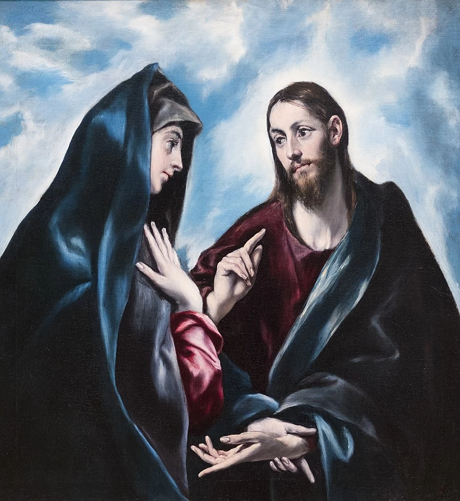 Cristo si congeda da sua madre